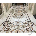 Rectangle waterjet marble medallion luxury natural stone pattern flooring marble medallions